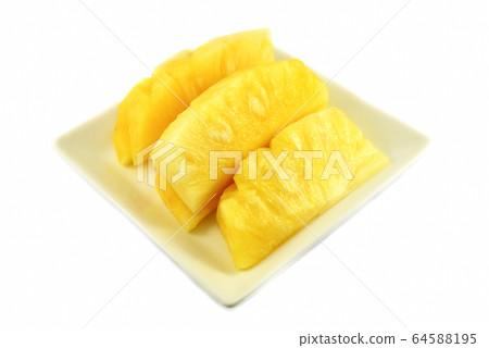 fresh pineapple isolated / sweet pineapple fruits 64588195