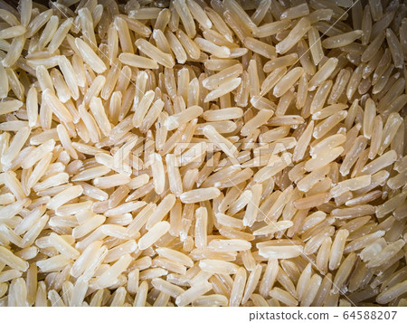 rice background / Thai brown rice agricultural rice background / Thai brown rice agricultural 64588207