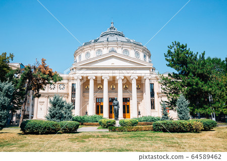 Romanian Athenaeum concert hall in Bucharest, Romania Romanian Athenaeum concert hall in Bucharest, Romania 64589462