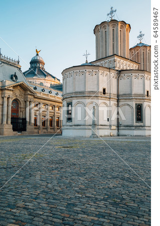 Patriarchal cathedral in Bucharest, Romania Patriarchal cathedral in Bucharest, Romania 64589467