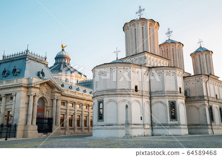 Patriarchal cathedral in Bucharest, Romania 64589468