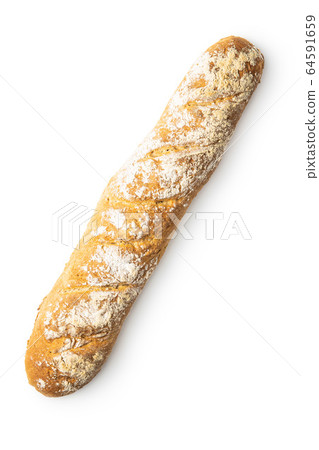 Fresh whole grain bread baguette. Fresh whole grain bread baguette. 64591659