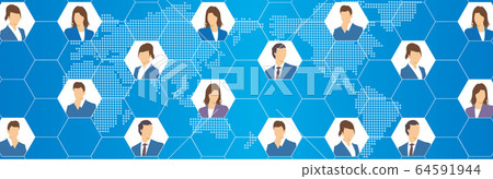 全球 互聯網 網絡 64591944