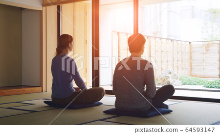 Foreigners zazen 64593147