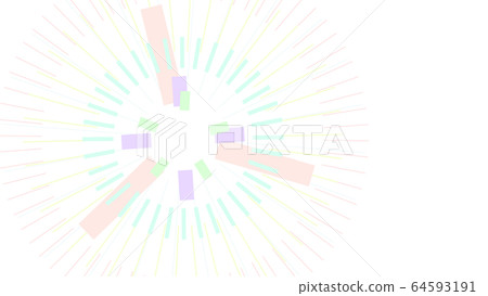 CG geometric Radial rectangular and line geometric background 64593191