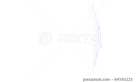 CG線放射狀擴展並旋轉的線 64593225