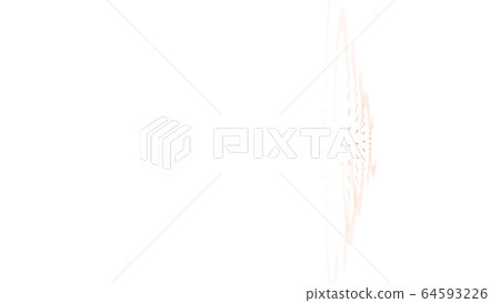 CG線放射狀擴展並旋轉的線 64593226