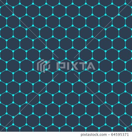 molecular structure seamless pattern background molecular structure seamless pattern background 64595371