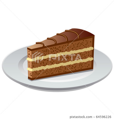 chocolate bisquit tart 64596226