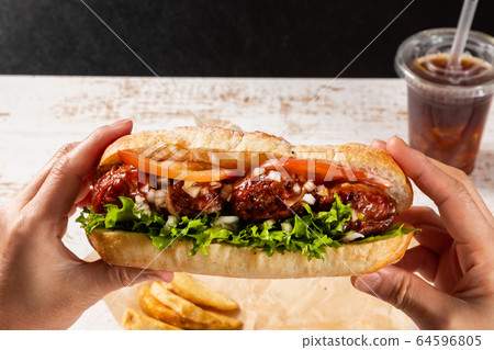 美國肉丸三明治 美國肉丸三明治 64596805
