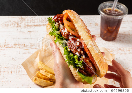 美國肉丸三明治 美國肉丸三明治 64596806