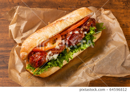 美國肉丸三明治 64596812