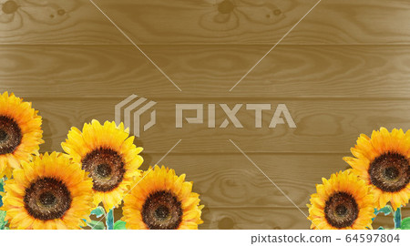 Sunflower watercolor Sunflower watercolor 64597804