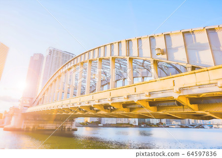 Early morning Katsurabashi anime style Early morning Katsurabashi anime style 64597836