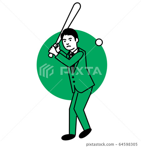 Sports Men Baseball / Softball - Stock Illustration [64598305] - PIXTA