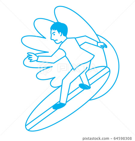 Sports men surfing 64598308