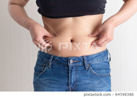 女性腹部 女性腹部 64598386