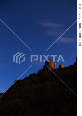 Scenery and night view of Rastul Castle Scenery and night view of Rastul Castle 64600404