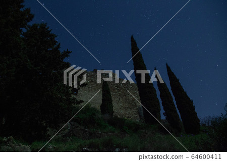 拉斯塔爾城堡的風景和夜景 拉斯塔爾城堡的風景和夜景 64600411