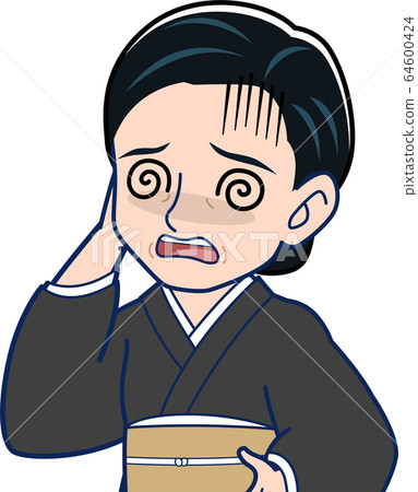 黑色和服的女人 黑色和服的女人 64600424