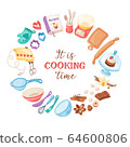 Cartoon baking vector banner 64600806