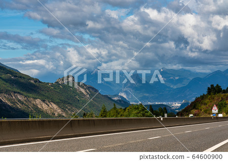 Landscape view at Le Paquier near Annecy in 64600900