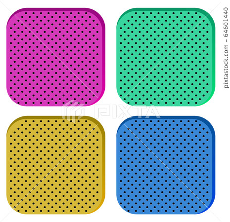 Icons perforated material. 64601440
