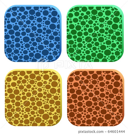 Icons of porous material. - Stock Illustration [64601444] - PIXTA