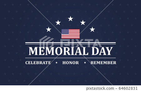 Memorial Day background vector illustration - Stock Illustration ...