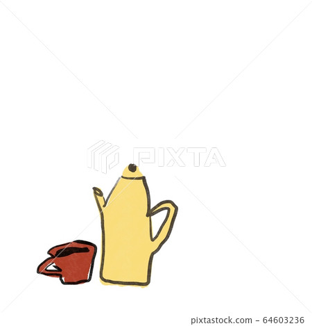 黃鍋和紅杯 64603236