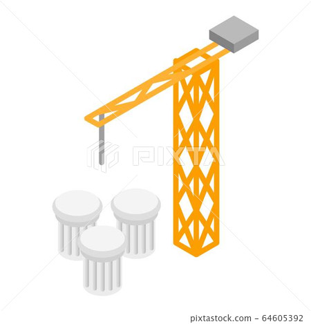 Construction icon, isometric style 64605392
