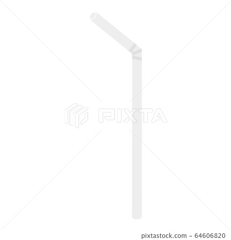 Soda straw icon, isometric style 64606820