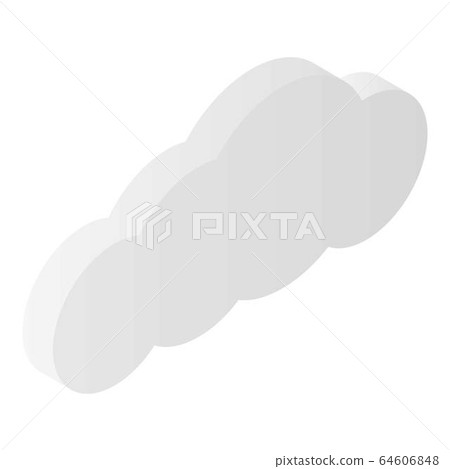 Data cloud icon, isometric style 64606848