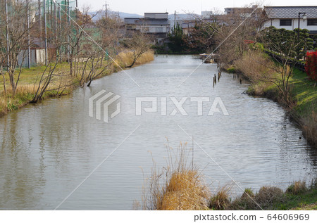 松江城H川的景色 松江城H川的景色 64606969