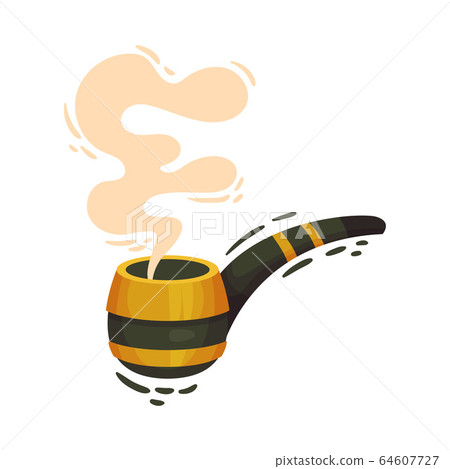 Smoking Pipe as Feast of Saint Patrick Symbol Vector Illustration Smoking Pipe as Feast of Saint Patrick Symbol Vector Illustration 64607727
