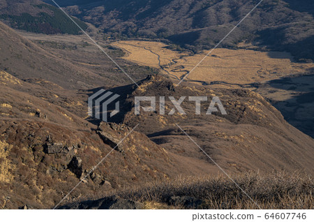 A bog overlooking from Nakadake A bog overlooking from Nakadake 64607746