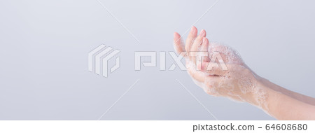 Hand washing epidemic Foam Foam Foam fertilizer hand washing soap Hand washing coronavirus soap 64608680