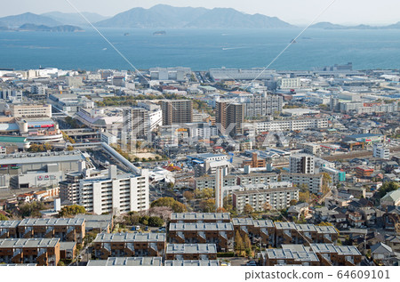 Views of Kusatsu and Hiroshima Bay from Suzugamine Park Views of Kusatsu and Hiroshima Bay from Suzugamine Park 64609101