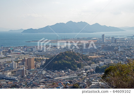 A view of Miyajima from the view of Suzugamine Park A view of Miyajima from the view of Suzugamine Park 64609102