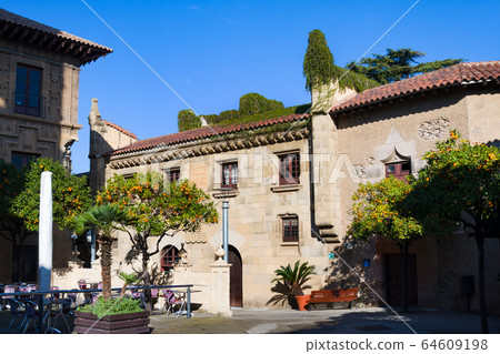 Territory of architectural complex Poble Espanyol Territory of architectural complex Poble Espanyol 64609198