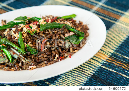 Deep fried crickets with herbs and chili. Thailand Deep fried crickets with herbs and chili. Thailand 64609272