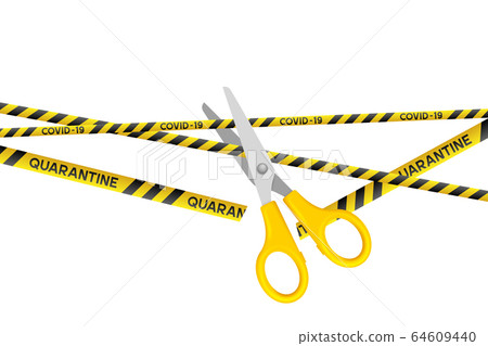 End of coronavirus quarantine concept. End of coronavirus quarantine concept. 64609440