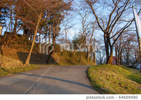 Mt. Eboshi in the sunset Mt. Eboshi in the sunset 64609480