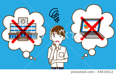男學生擔心因學校停課導致的日冕病毒問題而延誤學習 64610012