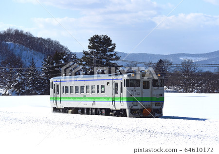 Ishikita Main Line Ikagyu-Aibetsu JR Hokkaido Kiha 40-1745 (Asahikawa) 64610172