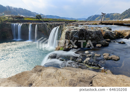 Harajiri Waterfall Bungo Ono City Oita Prefecture 64610208