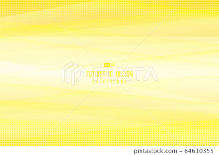 Abstract gradient yellow template of tech with geometry dot halftone pattern design. Abstract gradient yellow template of tech with geometry dot halftone pattern design. 64610355