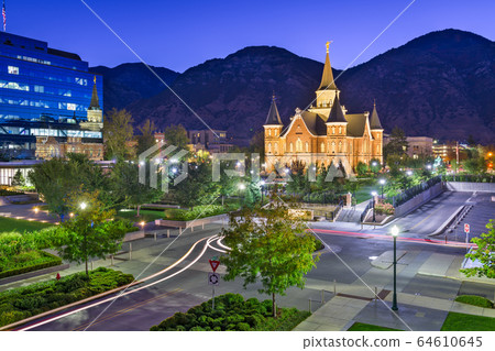 Provo, Utah, USA at Provo City Center Temple Provo, Utah, USA at Provo City Center Temple 64610645