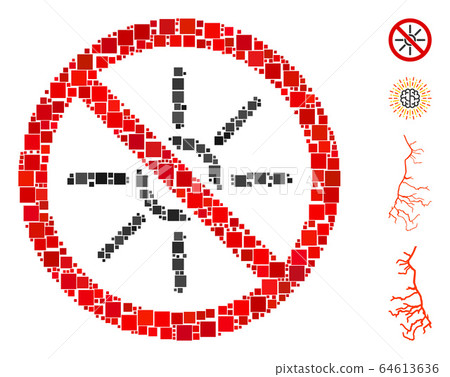 Square No Sun Light Icon Vector Mosaic Square No Sun Light Icon Vector Mosaic 64613636