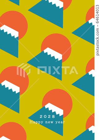 2028新年賀卡模板新年快樂新年賀卡猴年猴年猴年猴年2028 64614013